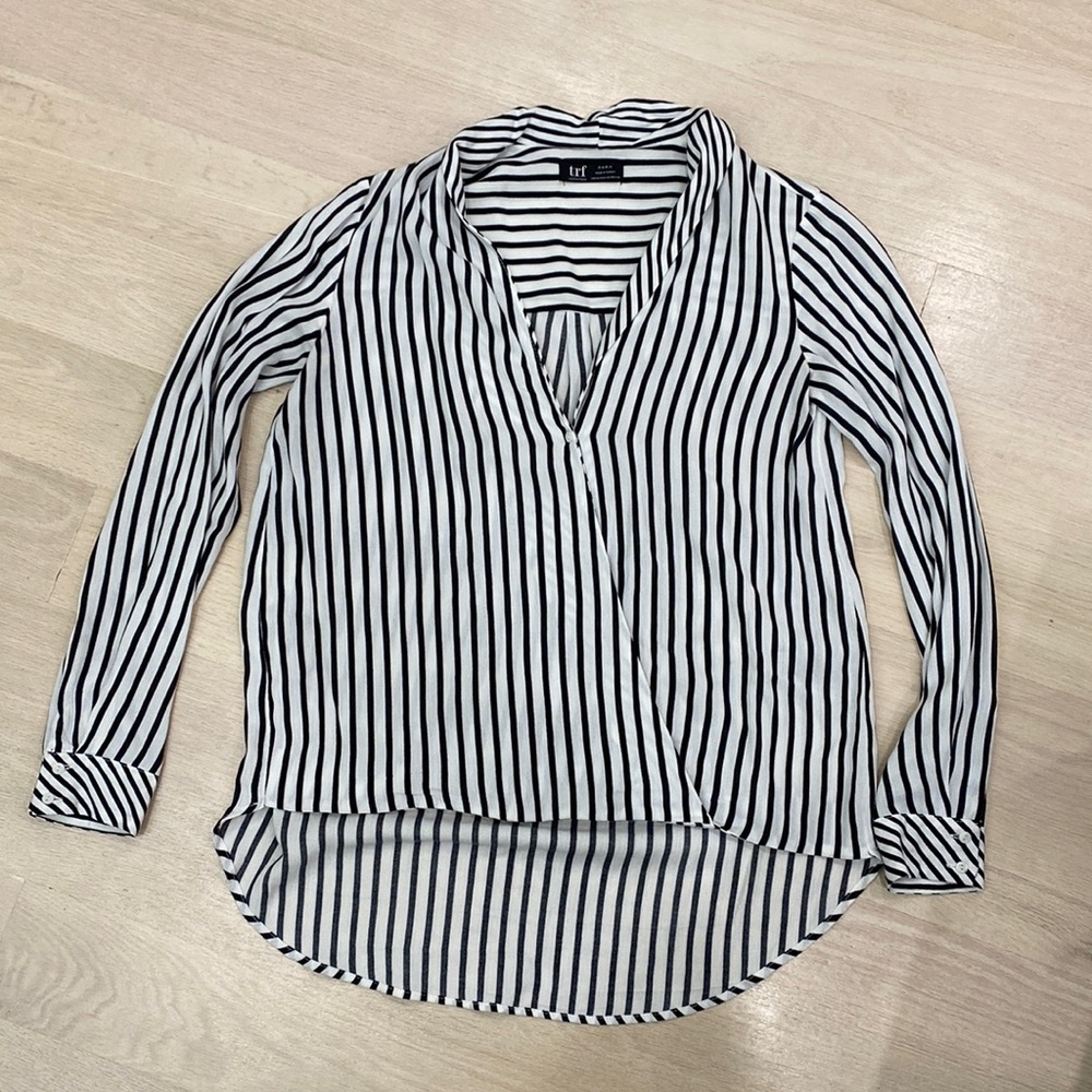 Zara TRF Stripped Blouse - XS